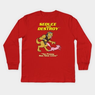 Seduce And Destroy - Magnolia Kids Long Sleeve T-Shirt